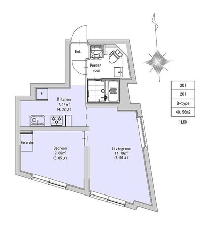 駒場東大前駅 徒歩4分 3階の物件間取画像